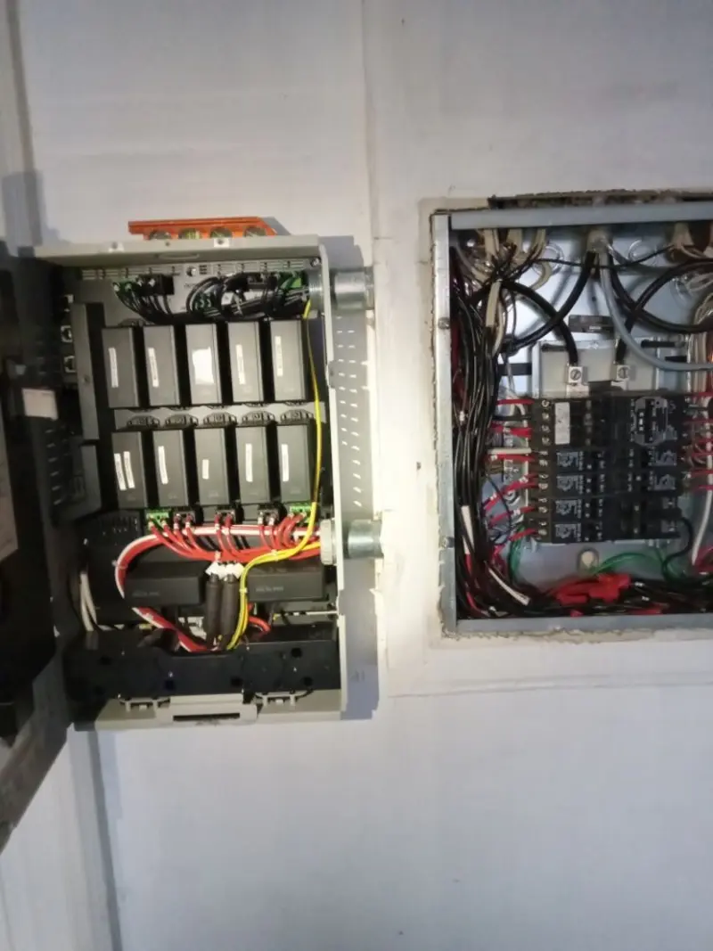 Electrical panel upgrade completed for Security Camera Wiring in Phillipsburg
